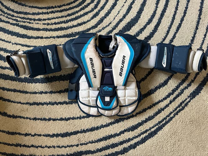 Used Small Bauer Reactor 7000 Goalie Chest Protector