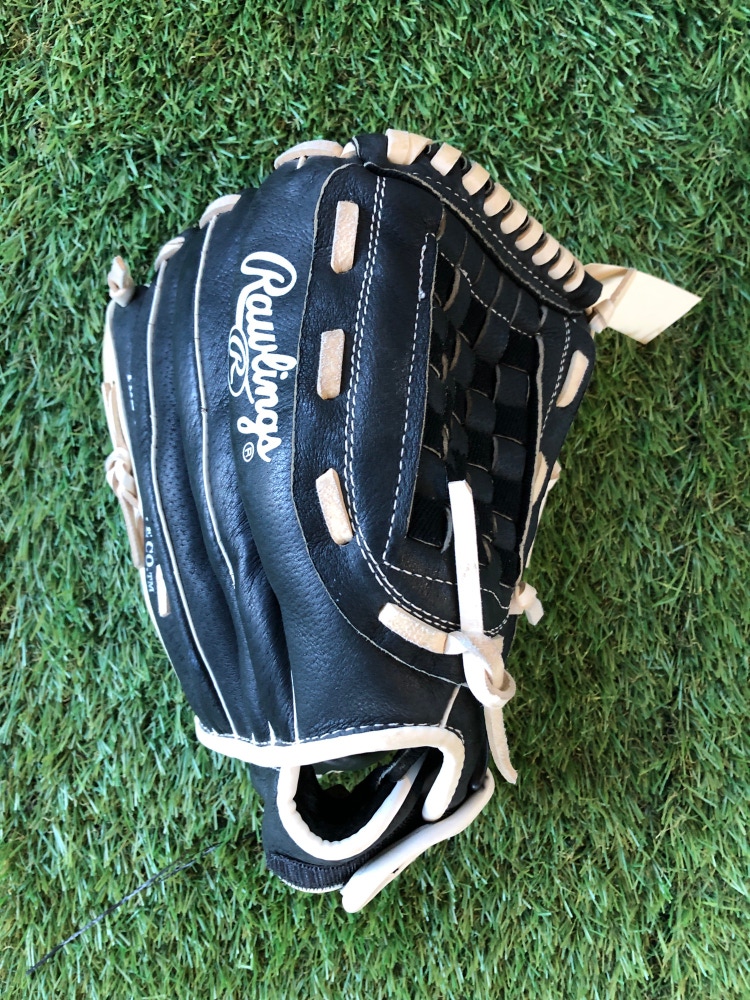 Used Rawlings Highlight Series Right Hand Throw Pitcher's Baseball Glove 12.5"