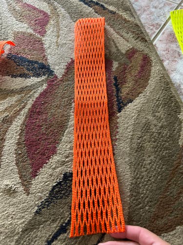 Orange lacrosse mesh new
