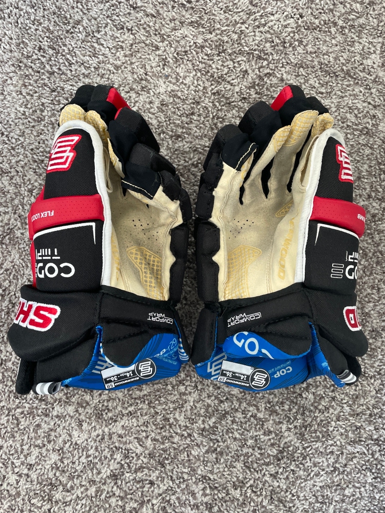 Sherwood Code TMP 1 Gloves 14” Black and Red