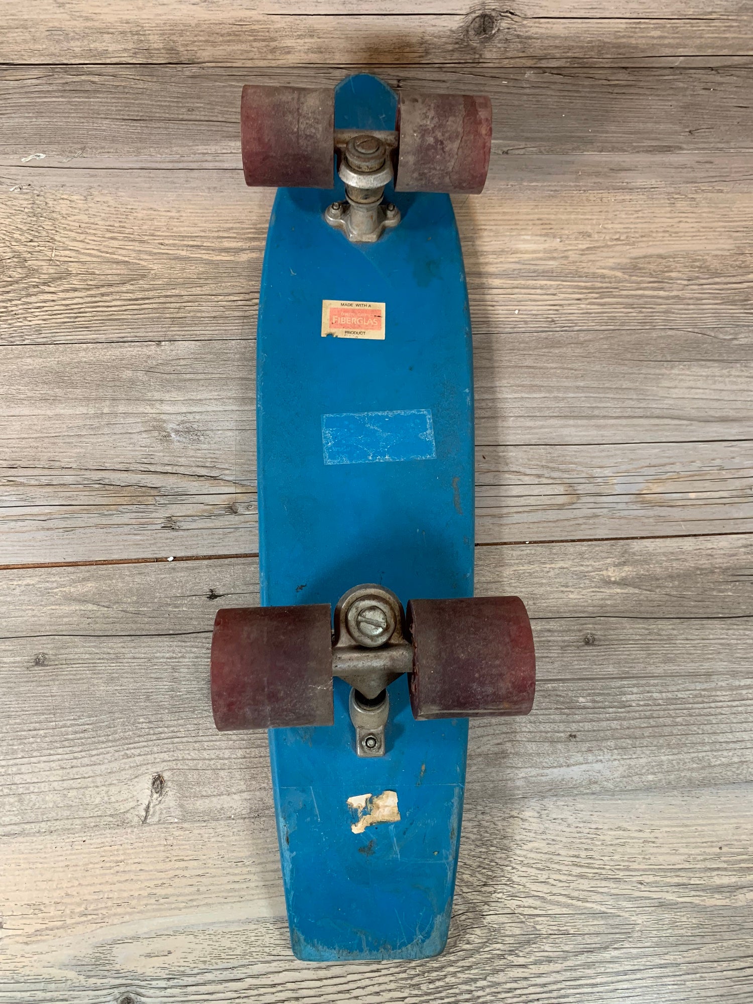 レア　70s Vintageskateboard madein CAL USA Vintage 1970s/80s Blue California Freeformer Plastic
