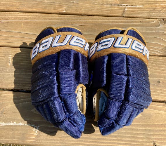 Used Bauer Nexus Gloves 14" Pro Stock - Sioux Falls Stampede