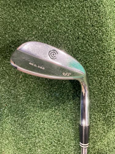 Used Men's Cleveland tour action Right Handed Wedge Wedge Flex 60 Degree Steel Shaft