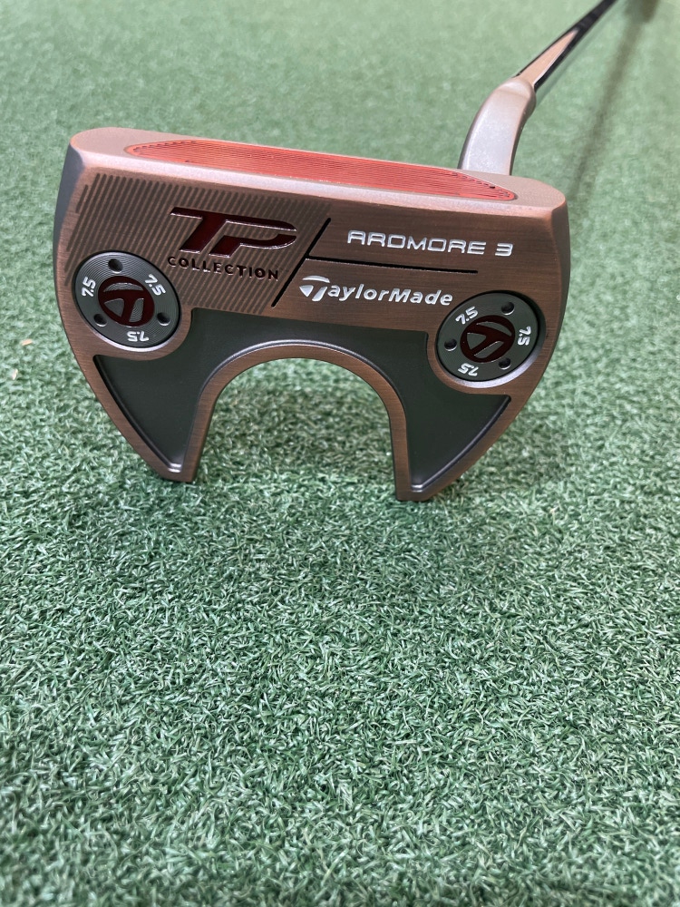 Used Men's TaylorMade TP Black Copper Ardmore 3 Right Handed Mallet Putter 35"