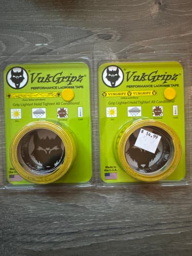 Vuk Gripz tape yellow - 2 rolls