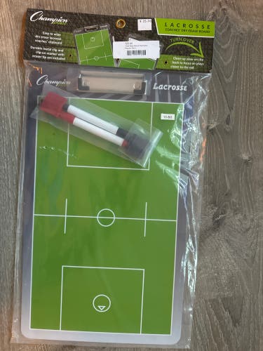Lacrosse dry erase board