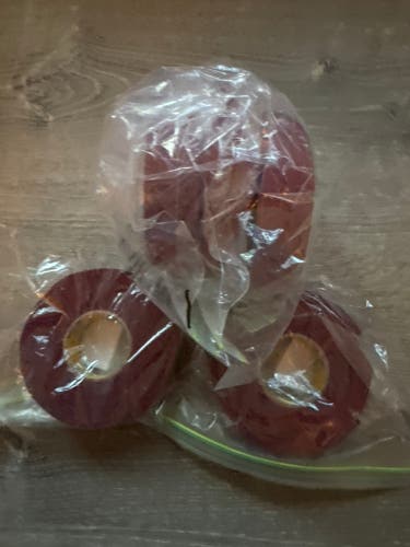 Howies Hockey Tape Maroon Burgundy Red 5 Rolls