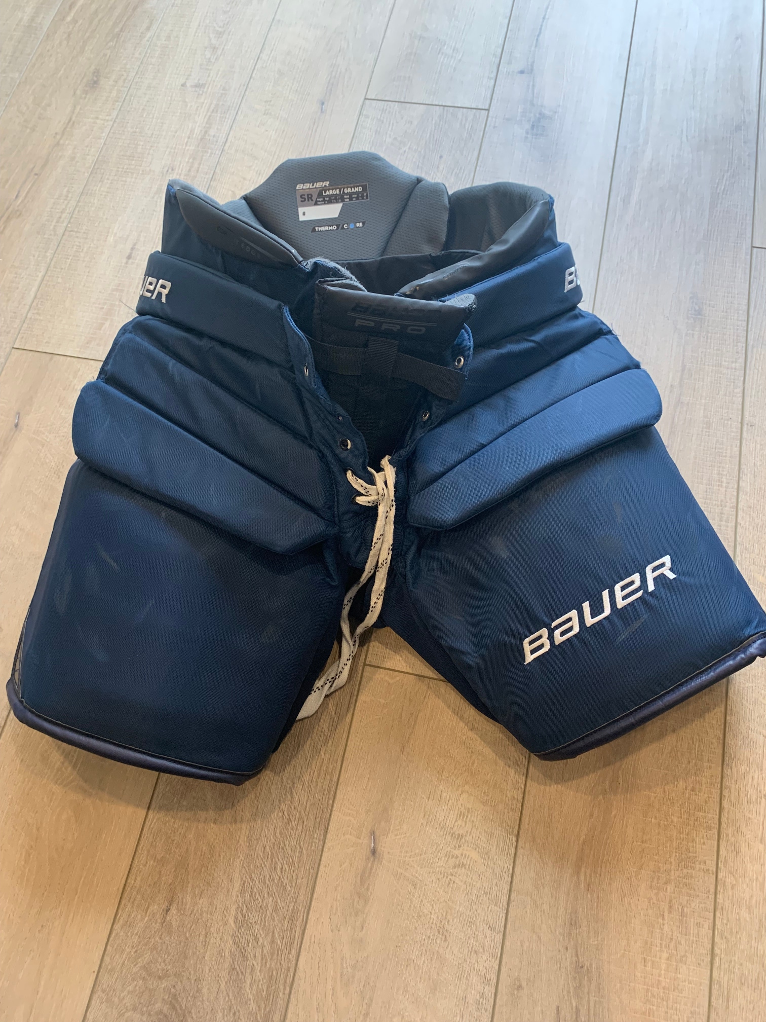 Used Large Bauer  Pro Hockey Goalie Pants