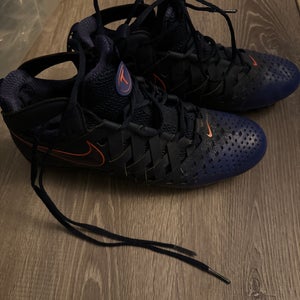 Nike lacrosse cleats navy blue 11.5