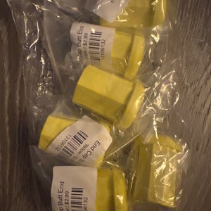 End cap butt end yellow 6 pack