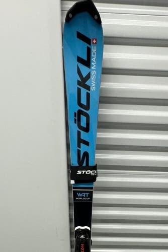 Stokely SL World Cup ski with racing binding