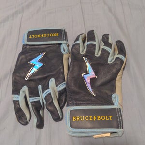 Used Small Bruce Bolt Batting Gloves