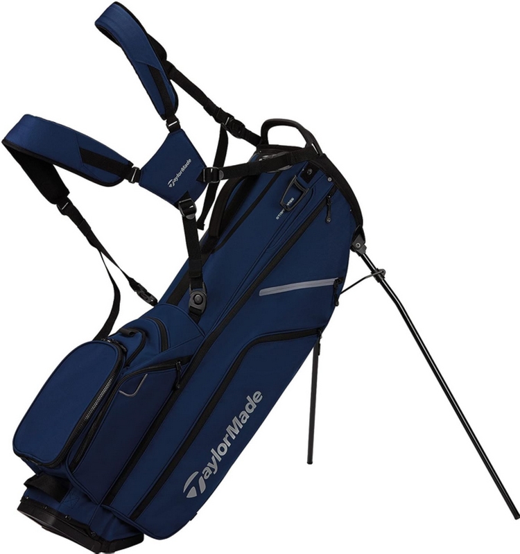 NEW 2023 TaylorMade Flextech Crossover Navy 14 Way Stand/Carry Bag