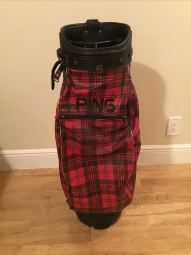 Ping Cart/Staff Golf Bag with 4-way Dividers & Rain Cover