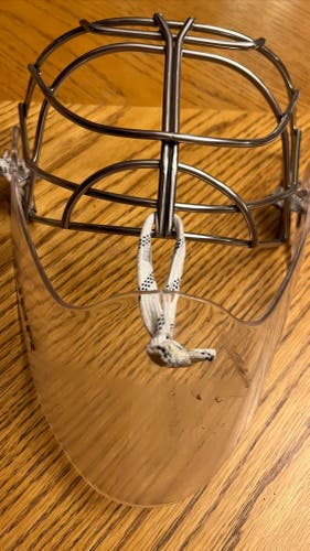 Bauer Non Certified Cat Eye NME Goalie Cage & Throat Protector USED & Profile Cage New