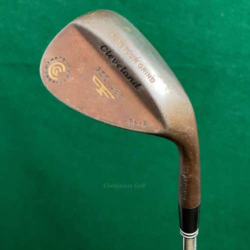 Cleveland Zip Grooves Tour Raw REG 588 56-8 56° Sand Wedge Dynamic Gold Steel