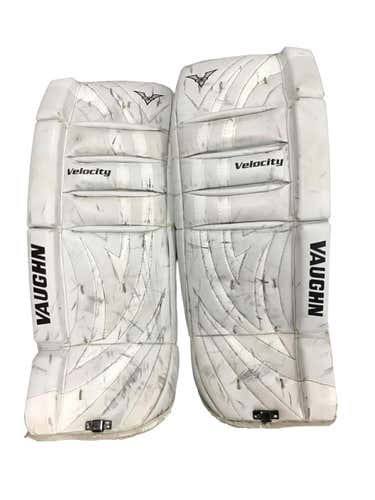 Used Vaughn Velocity 7110 24" Goalie Leg Pads