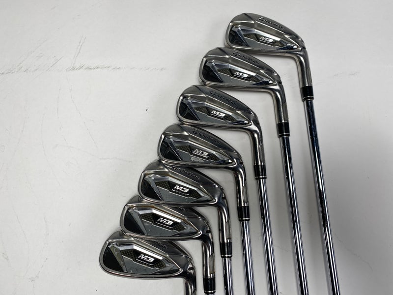 Taylormade M3 Iron Set 4-PW True Temper XP 100 S300 Stiff Steel RH Midsize Grips
