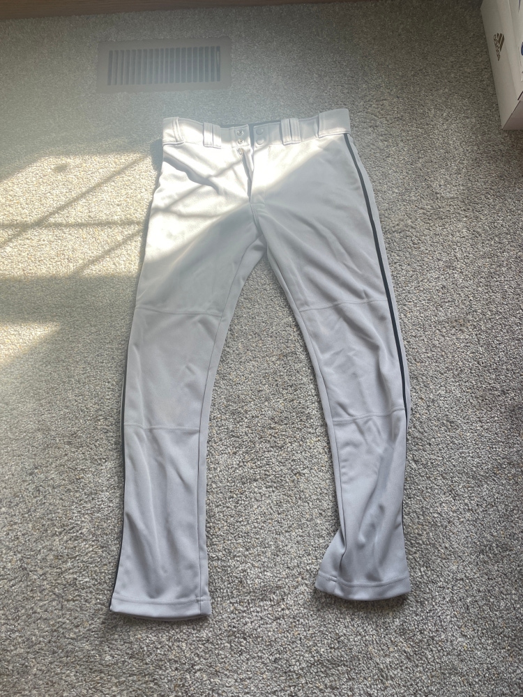 Gray New Youth XL Easton Game Pants