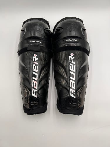 Used Bauer 15" Pro Series Shin Pads