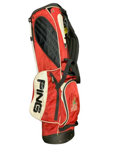 Used Ping 4 Under Maroon Golf Stand Bags