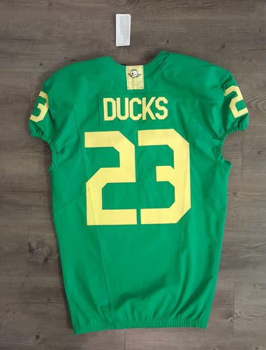 Oregon Ducks Custom Nike Vapor Fuse Large Football Jersey