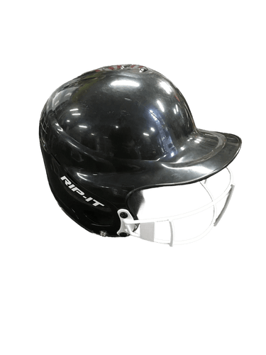 Used Rip-it Black White Helmet Md Baseball And Softball Helmets