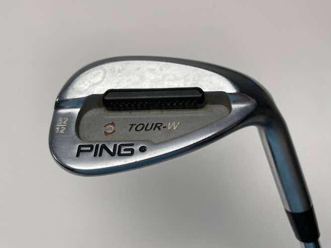 Ping Tour-W Brushed Silver 52* 12 W-Grind Black Dot AWT Stiff RH Midsize Grip