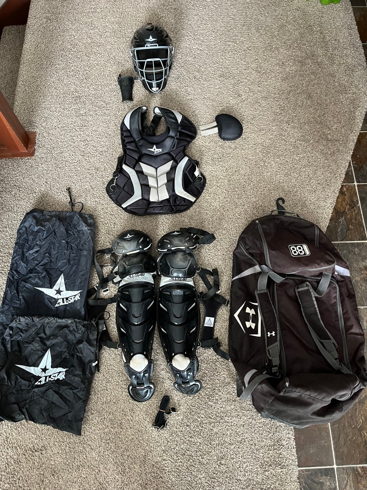 ALLSTAR SYSTEM 7 AXIS Catcher's Set With Bag