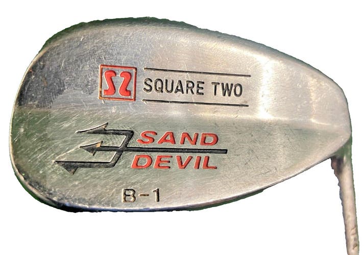 Square Two Golf Sand Devil B-1 Wedge 55 Degree Good Grip RH Stiff Steel 35.5 In
