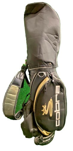 Cobra Golf Staff Bag Single Strap 6-Dividers With Rain Cover Zippers Work Great