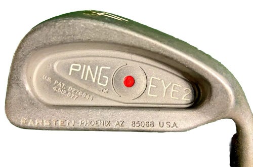 Ping Eye2 4 Iron Red Dot 1 Degree Flat Nice DylaGrip RH KT-M Stiff Steel 38.5 In