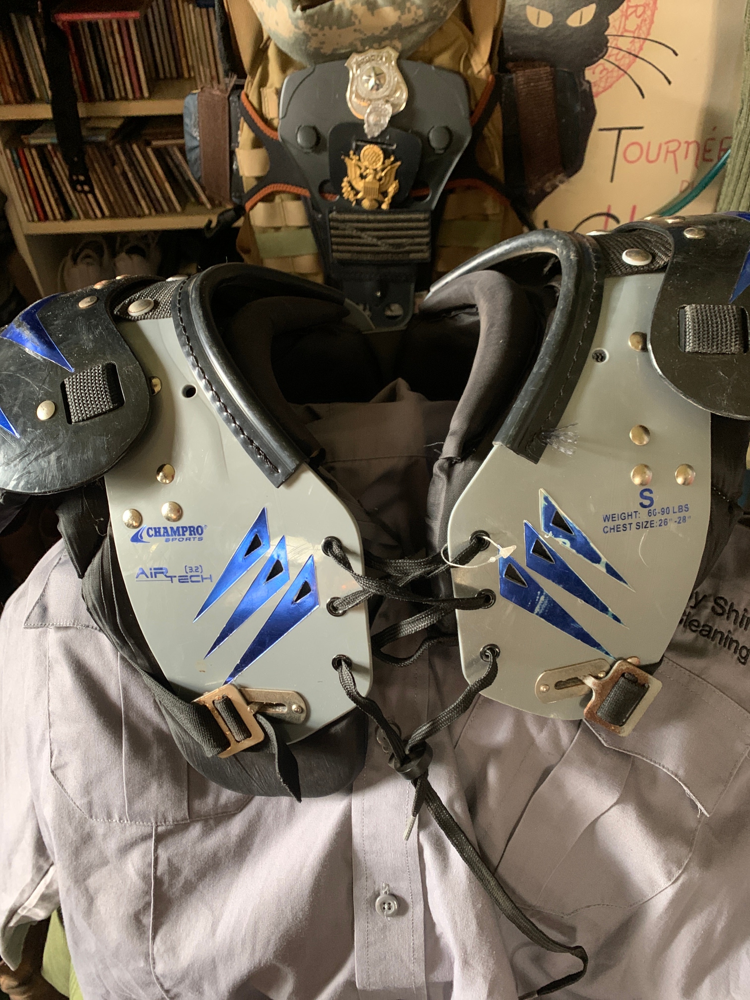Used Champro Air Tech 3.2 Shoulder Pads