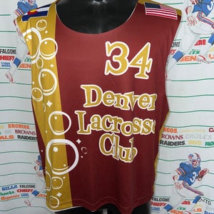 Denver Lacrosse Club DLC Reversible Jersey #34 Medium