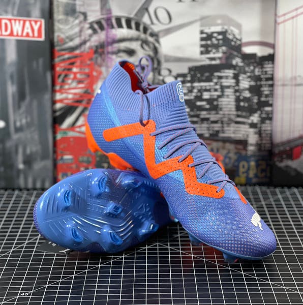 Puma Future Ultimate FG AG Soccer Cleats Blue 107165-01 Men\'s Sz 11 US / 10 UK Puma Future Ultimate FG AG Soccer Cleats Blue 107165-01  main image 4