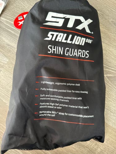 Stx shin guards elite goalie small/ medium