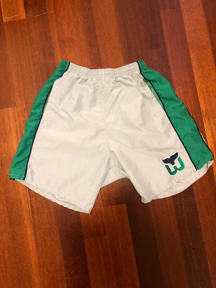 Whalers themed lacrosse shorts