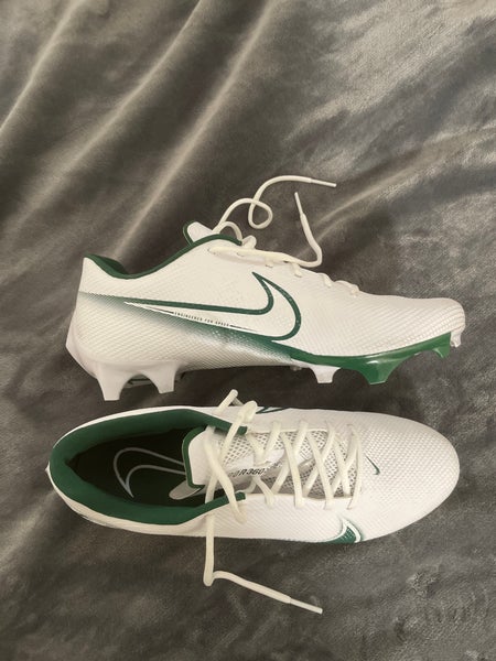 Nike Vapor Edge Pro 360 Mens Football Cleats White And Green.