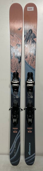 Used 2024/2025 Women's Nordica 161cm Santa Ana 97 Skis With Marker Squire Bindings (SY1698)