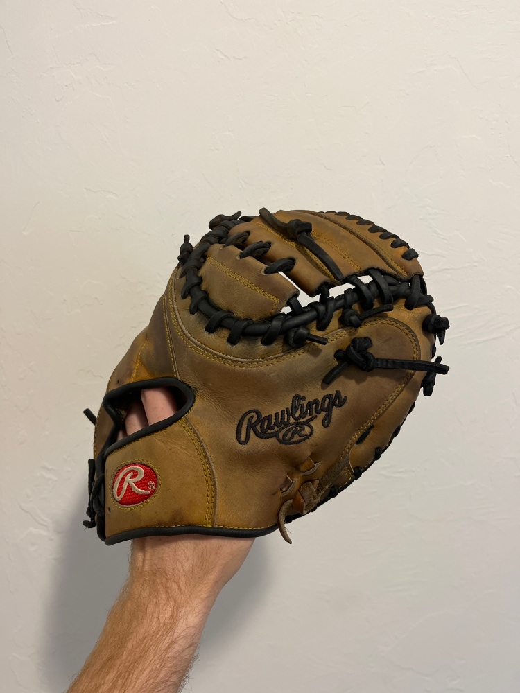 Rawlings heart of the hide 34” catchers mitt baseball glove