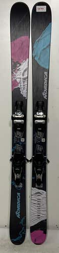 Used 2024/2025 Women's Nordica 152cm Unleashed 90 Skis with Marker Squire Bindings (SY1704)