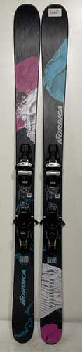Used 2024/2025 Women's Nordica 160cm Unleashed 90 Skis with Marker Squire Bindings (SY1705)