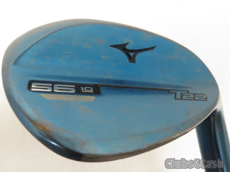 Mizuno T22 Wedge Blue Ion Dynamic Gold Tour Issue S400 S Grind 56° 10  +1" TALL