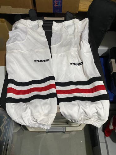 Tron Hockey Socks Large 28” Chicago White