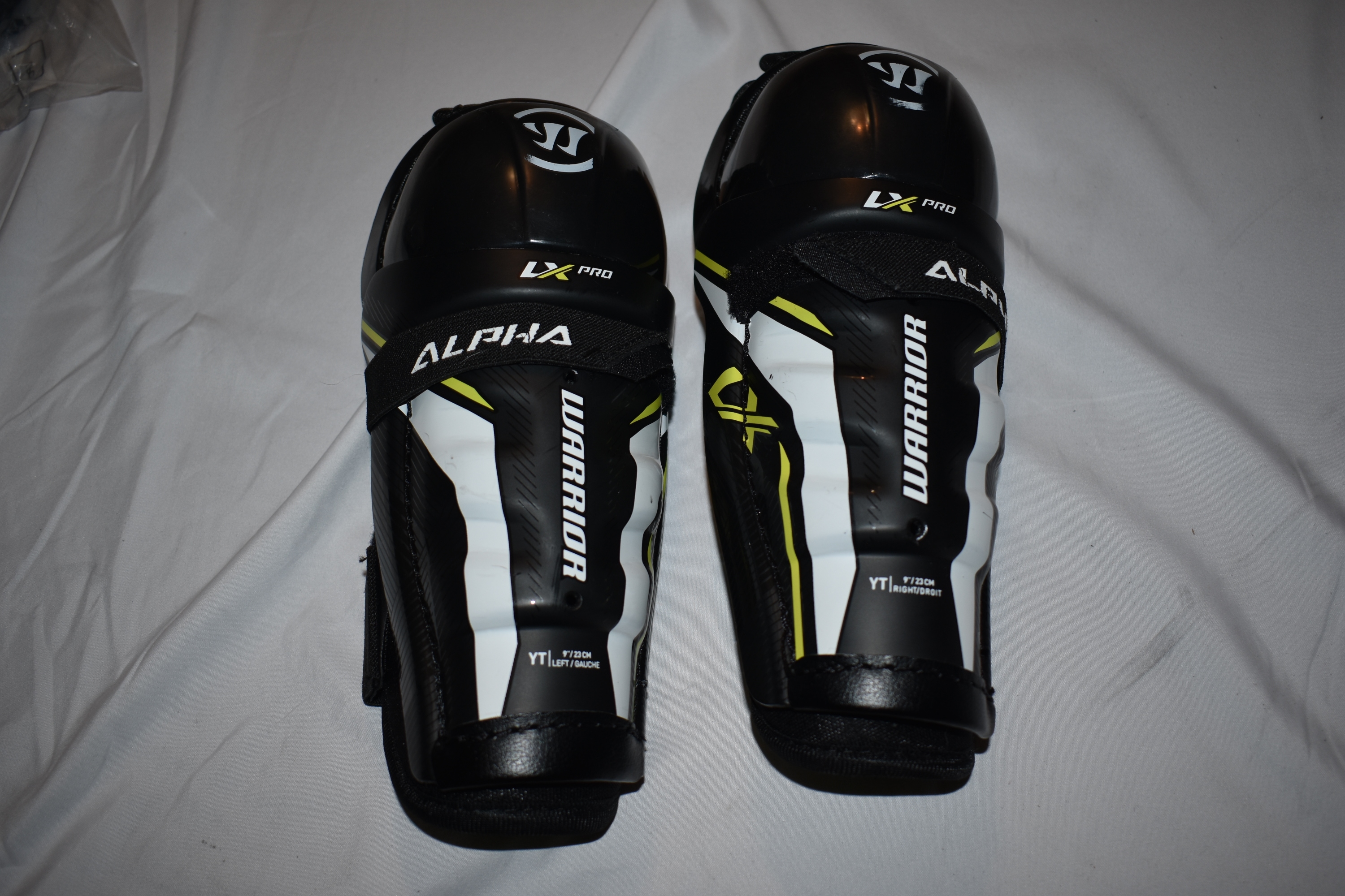 Warrior Alpha LX Pro Hockey Shin Pads, 9 Inches - Great Condition!