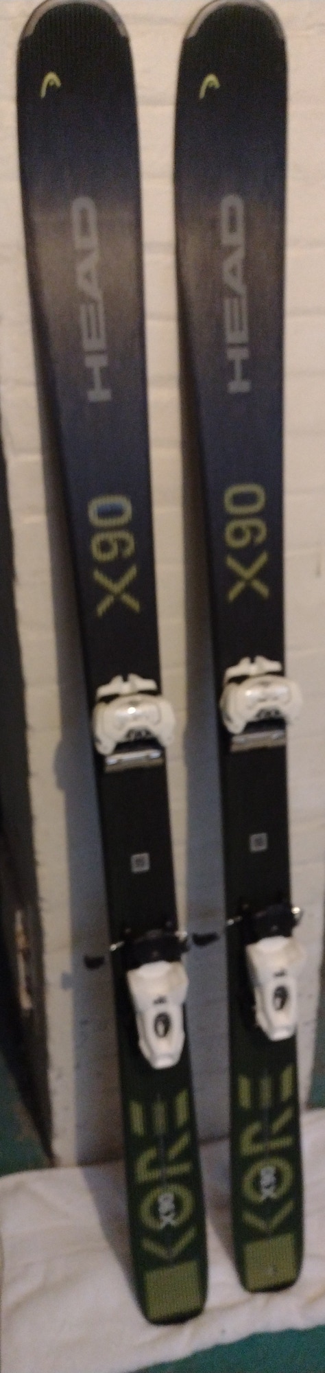 New Head Kore X90 all-mountain skis, 163