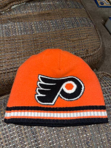 NHL American Needle Philadelphia Flyers Hockey Beanie Mens One Size Used Pre Own