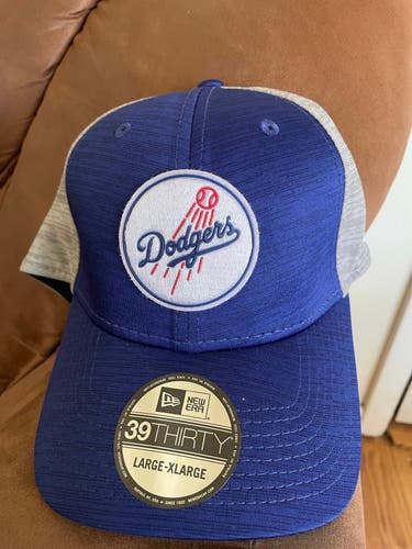 Los Angeles Dodgers New Era MLB Clubhouse Flexfit Hat L/XL