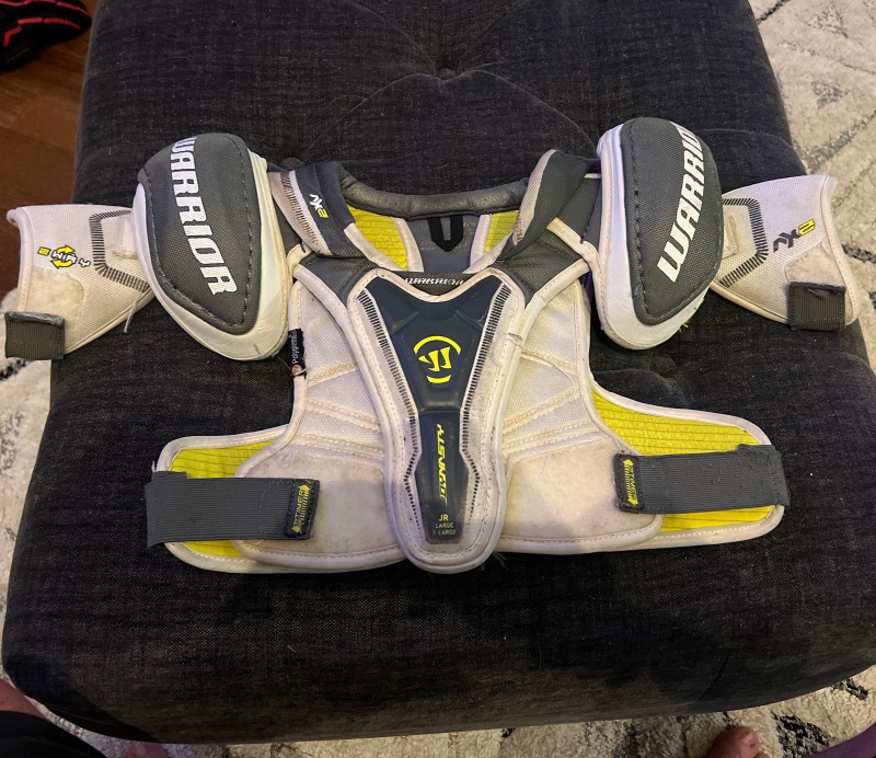 Used Large Warrior  Dynasty AX3 Shoulder Pads