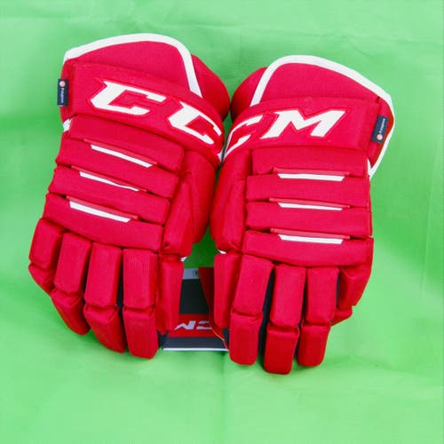 New CCM HG 4R Pro 2 Gloves 14" Red/White